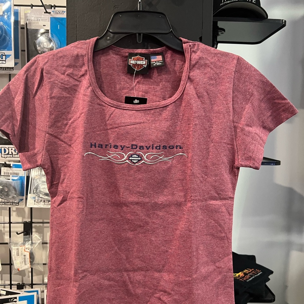 Harley Davidson Ladies S/S Thermal Dk Grey Sz Sm